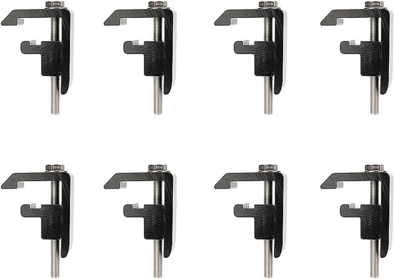 Xiaoyudou Mounting Clamps for Truck Cap Camper Shell Toyota Tacoma/Tundra - 8 PCS - Image 1